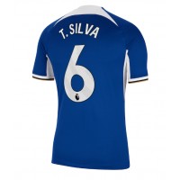 Koszulka piłkarska Chelsea Thiago Silva #6 Strój Domowy 2023-24 tanio Krótki Rękaw